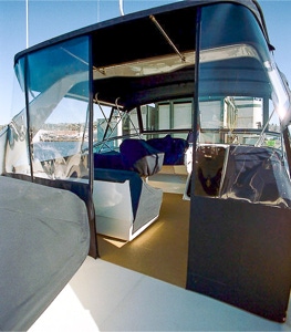 Smaller Cabin Enclosures, Flexibile Vinyl Curtains